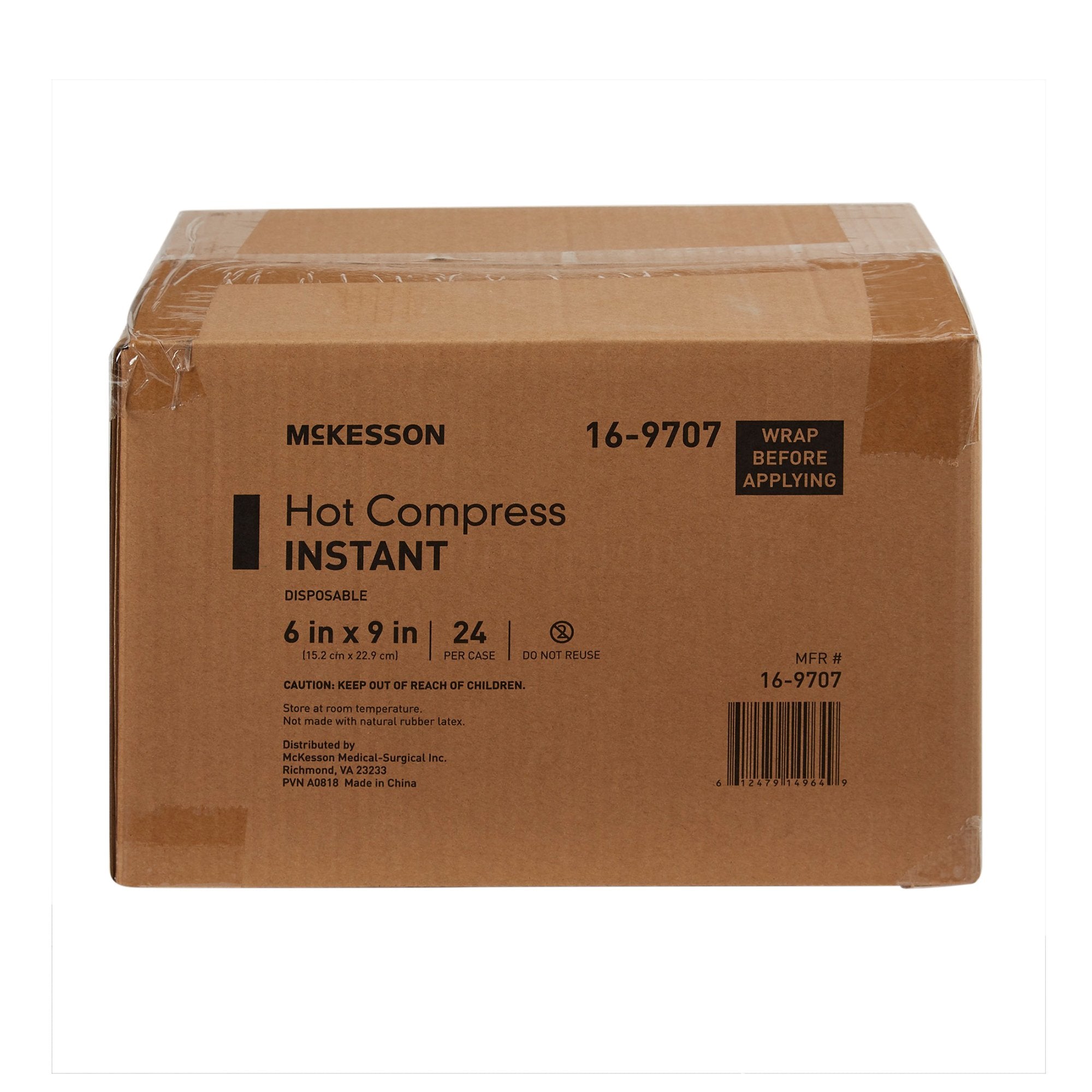 Instant Hot Pack McKesson General Purpose Large Plastic Disposable