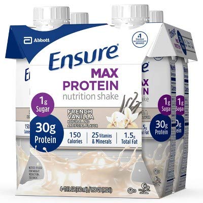 Ensure Max Protein Nutrition Shake - Vanilla - 44 Fl Oz Total (Pack of 6)