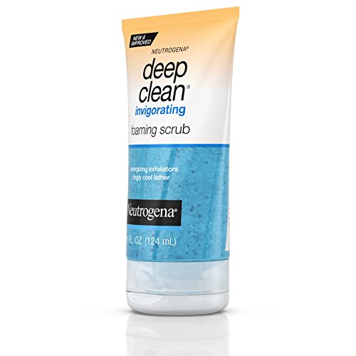 Neutrogena Deep Clean Invigorating Scrub, Foaming, 4.2 Ounce (Pack of 3)