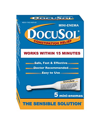 Docusol Docusate Sodium Mini Enema ml, Clear, 0.84 Fl Oz