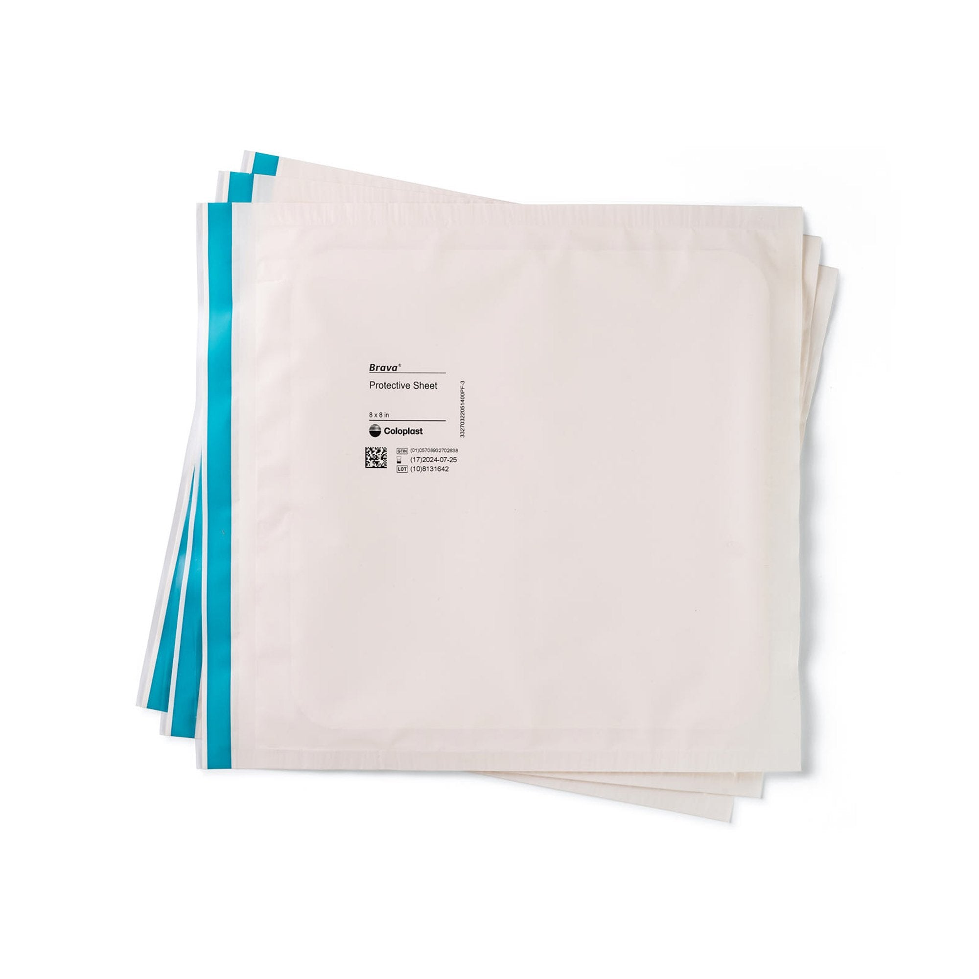 Stoma Skin Protective Sheets Brava 8 X 8 Inch