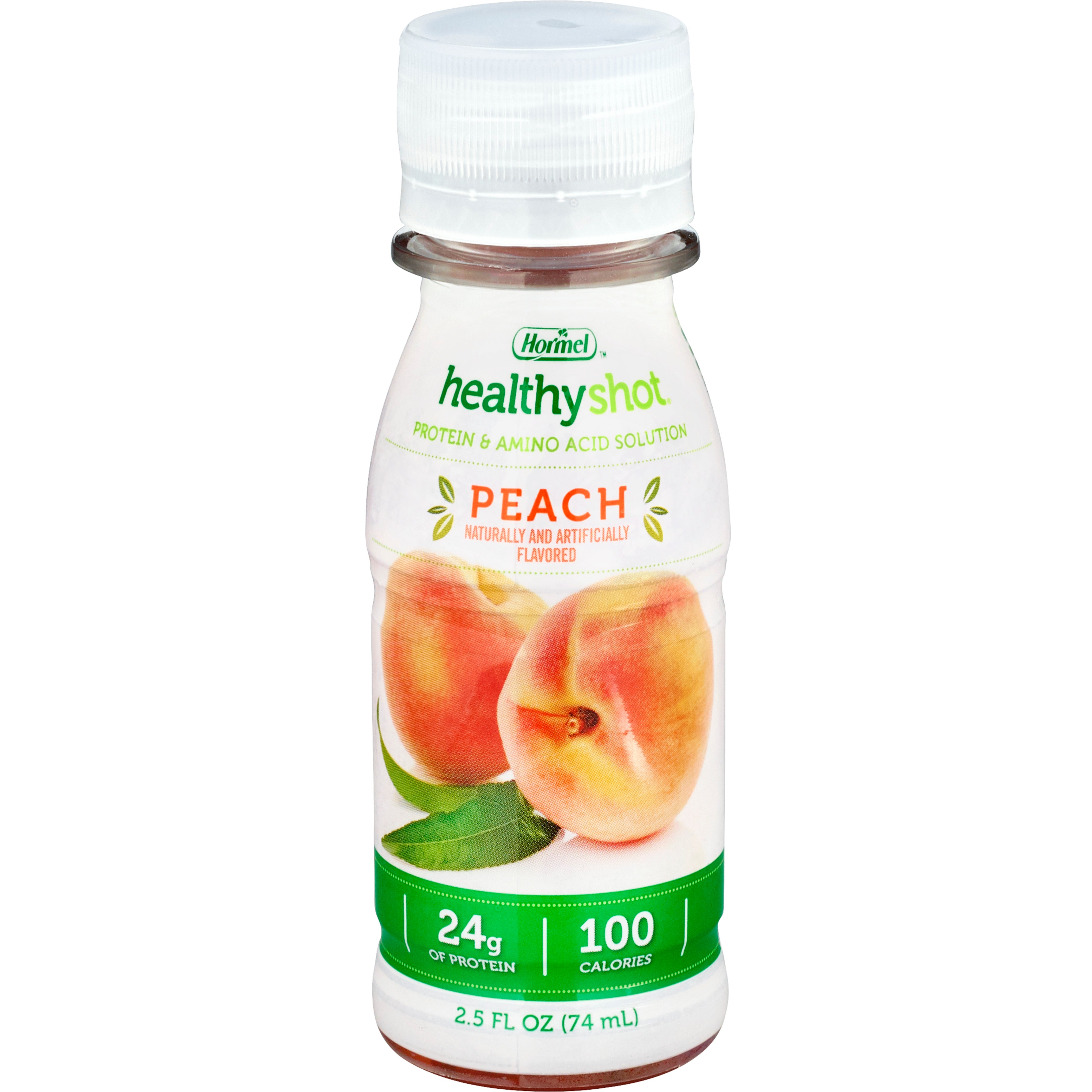 Oral Supplement Healthy Shot Peach Flavor Liquid 2.5 oz. Bottle