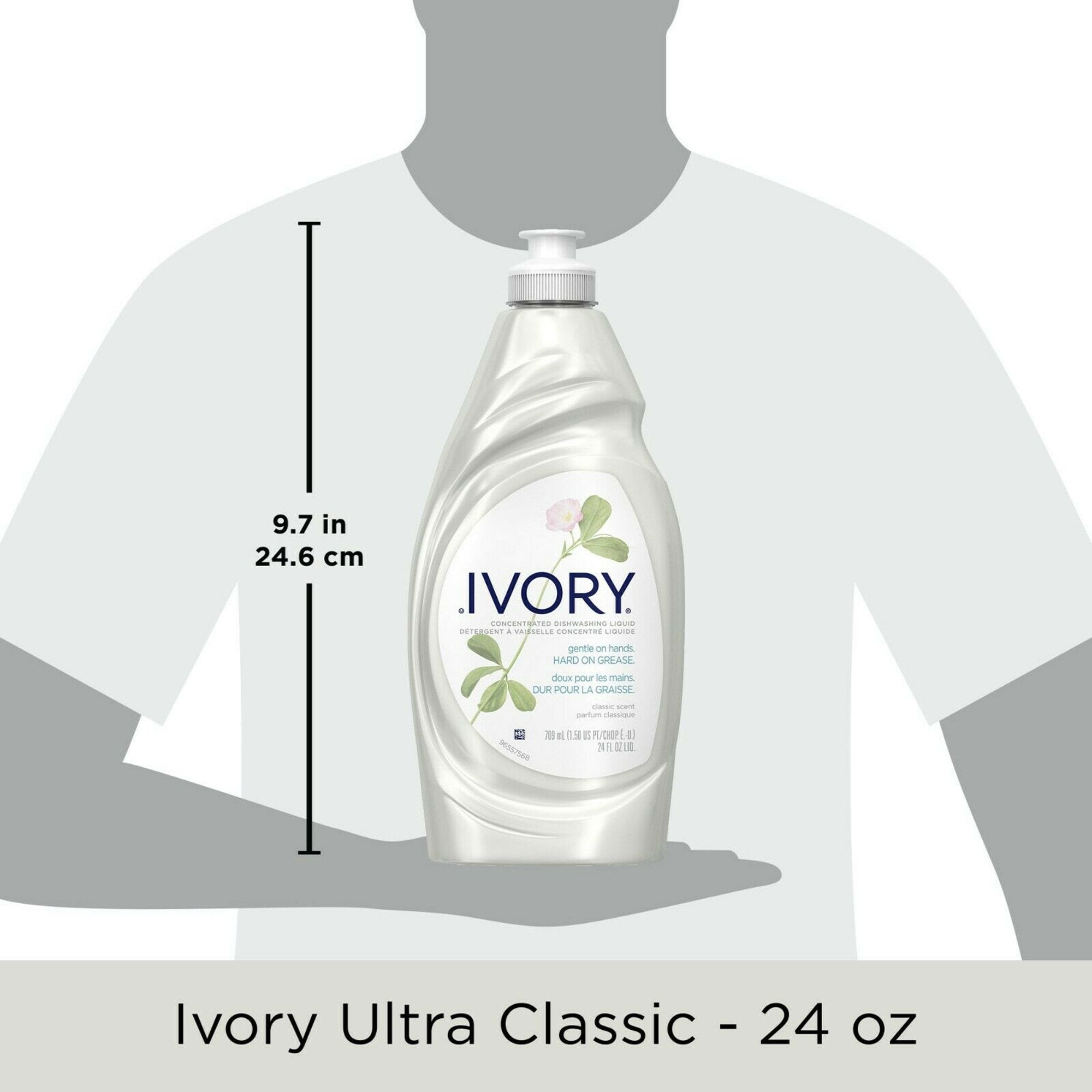 Dish Detergent Ivory 24 oz. Bottle Liquid Classic Scent