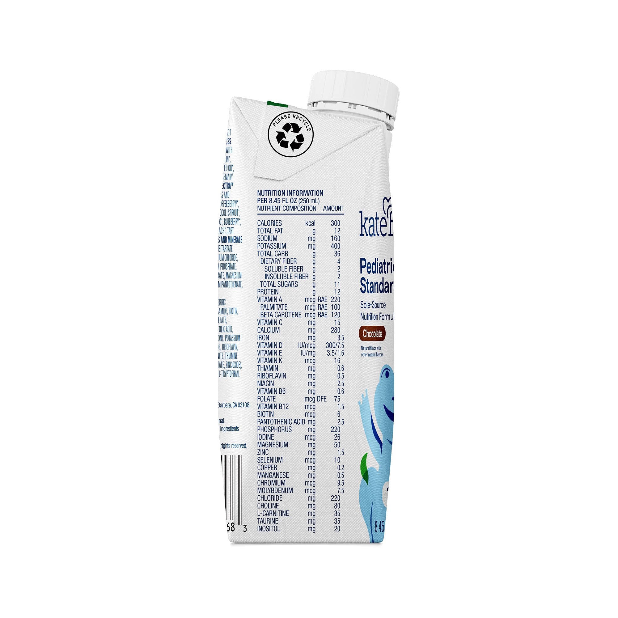 Pediatric Oral Supplement Kate Farms Pediatric Standard 1.2 8.45 oz. Carton Liquid Amino Acid
