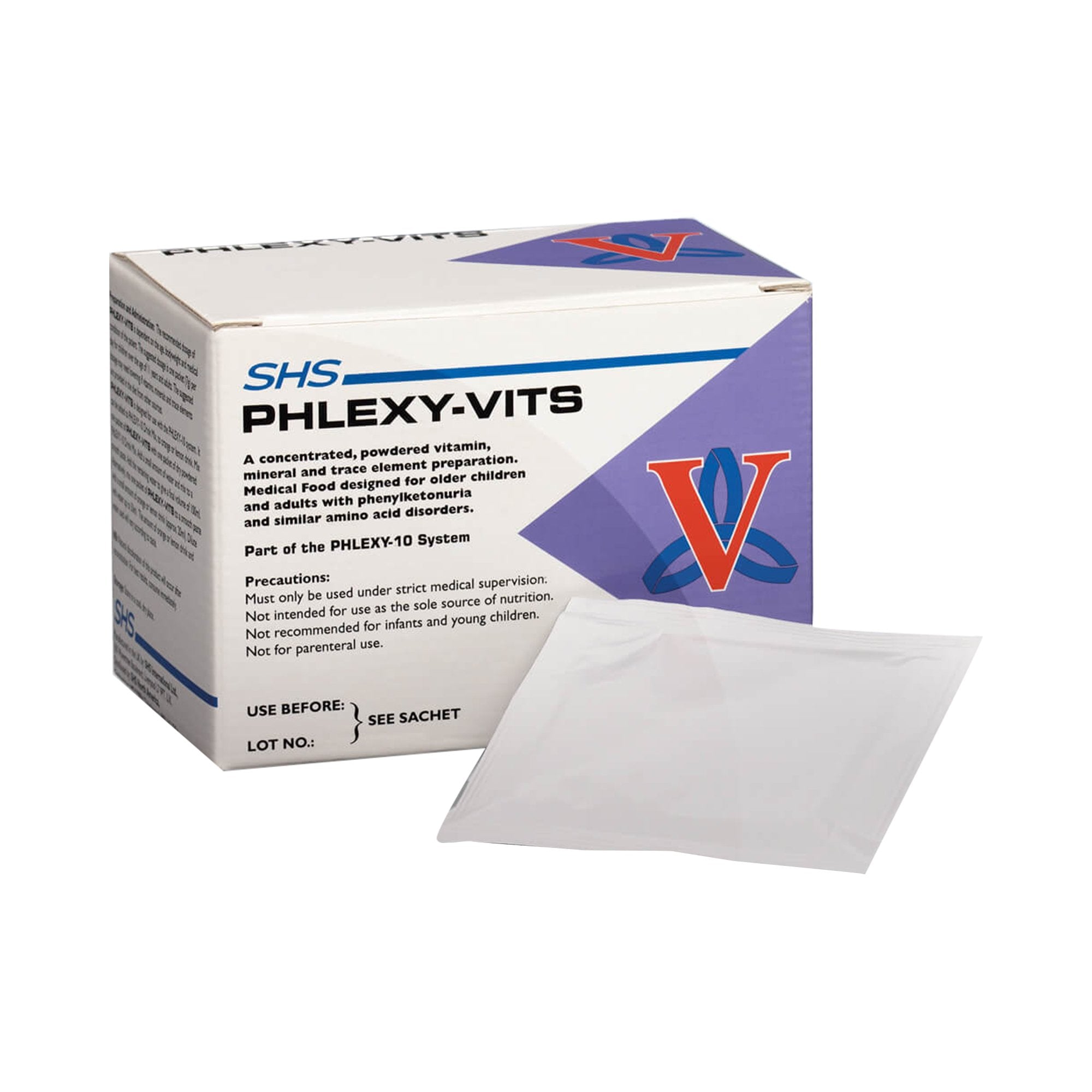 Oral Supplement Phlexy-Vits Unflavored Powder 7 Gram Individual Packet