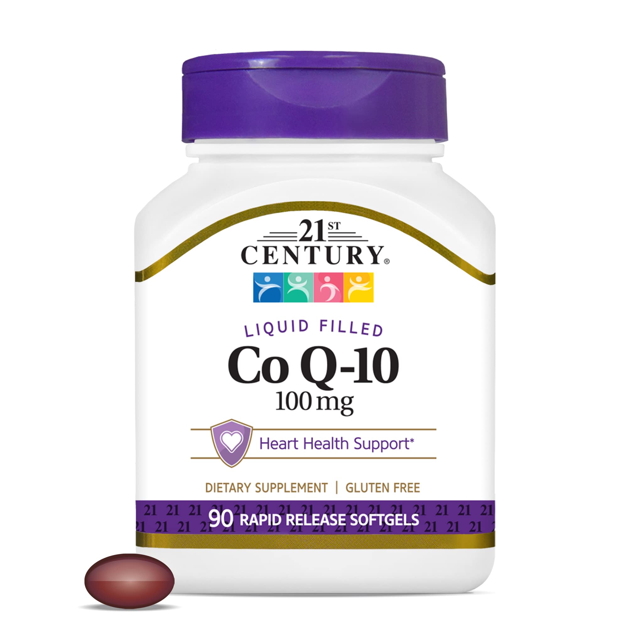 21st Century Co Q10 100 mg Softgels, 90 Count