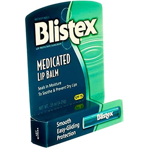 Blistex Medicated Lip Balm, SPF 15, .15 oz