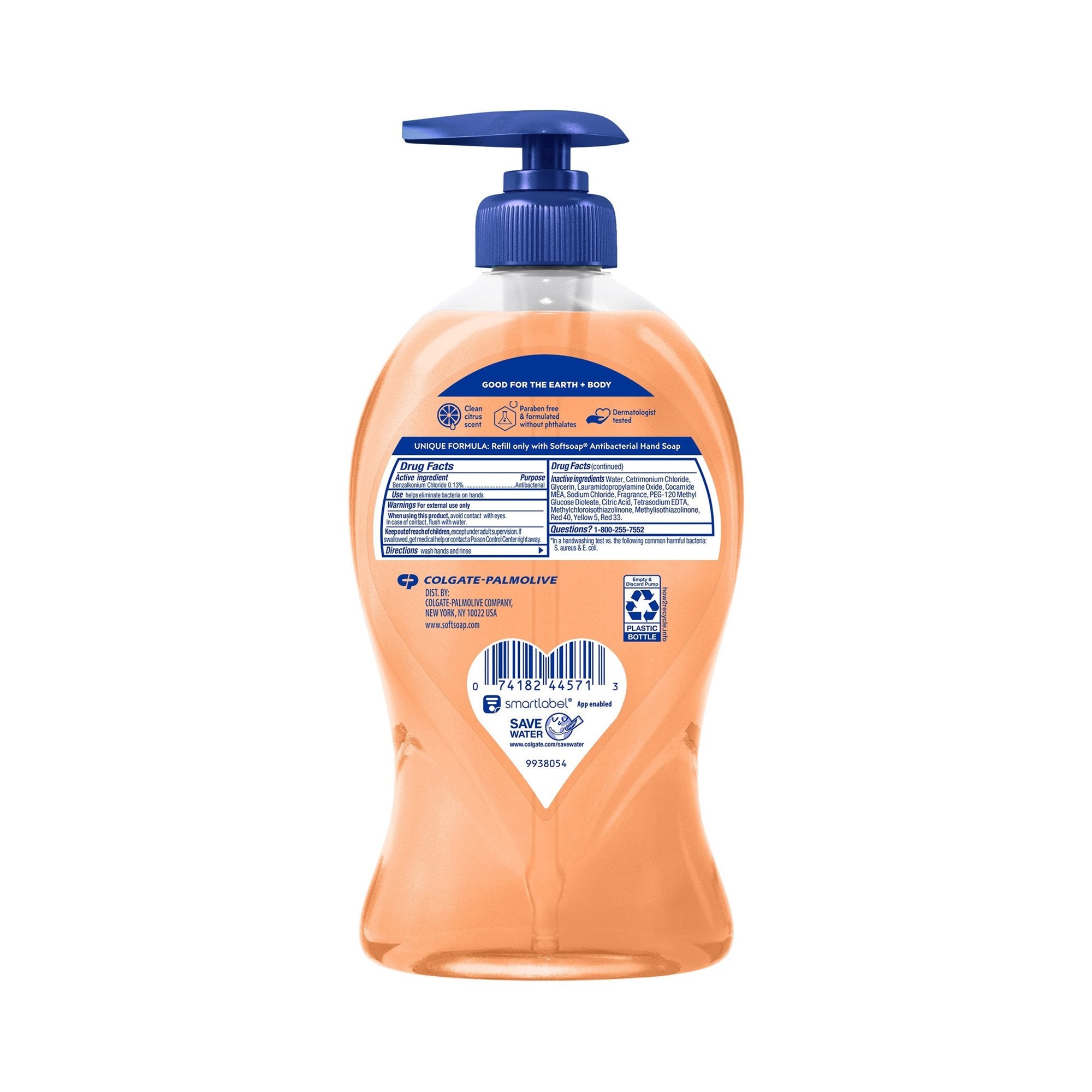 Antibacterial Soap Softsoap Liquid 11.25 oz. Pump Bottle Clean Scent