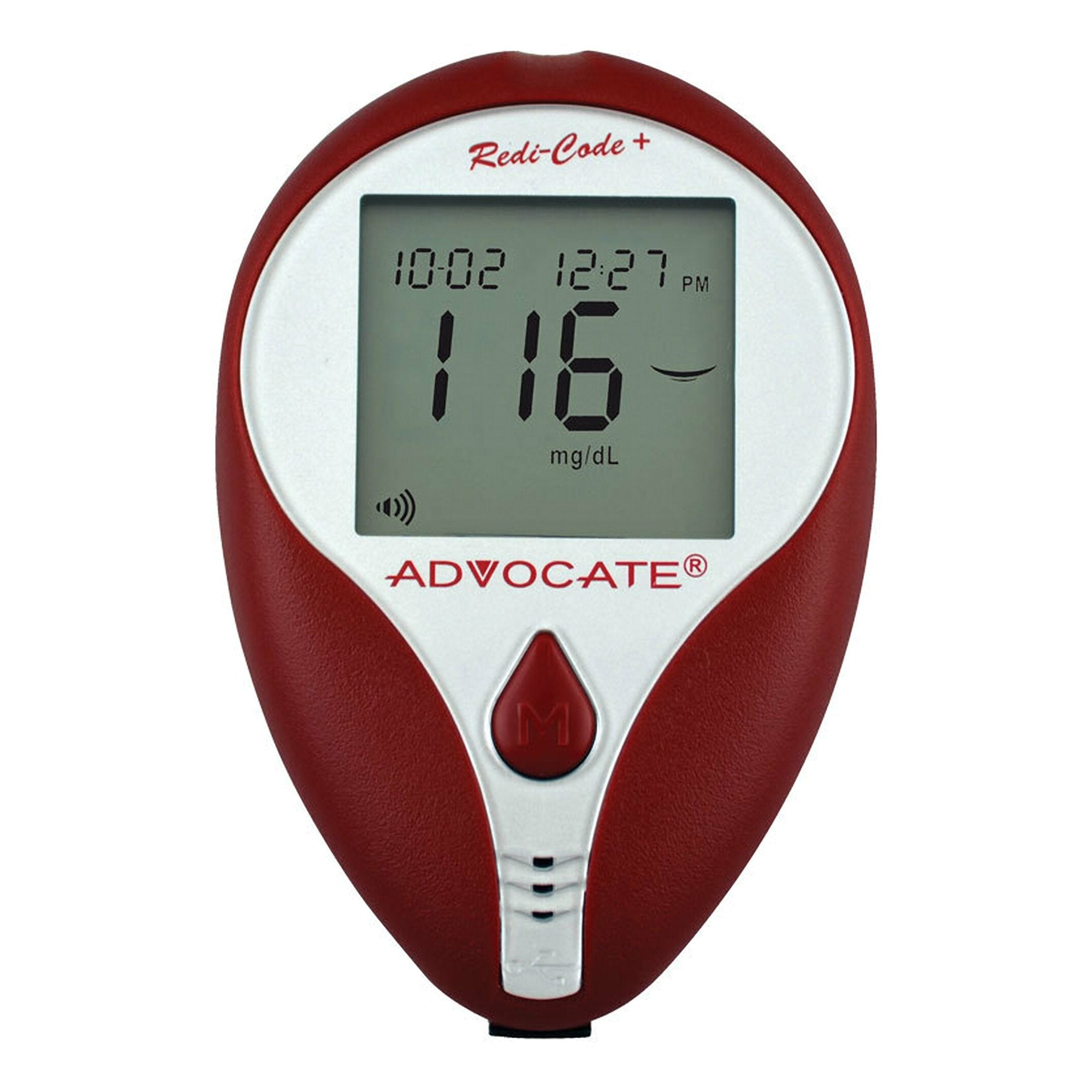 Blood Glucose Meter Advocate Redi-Code 5 Second Results Stores up to 400 Results No Coding Required