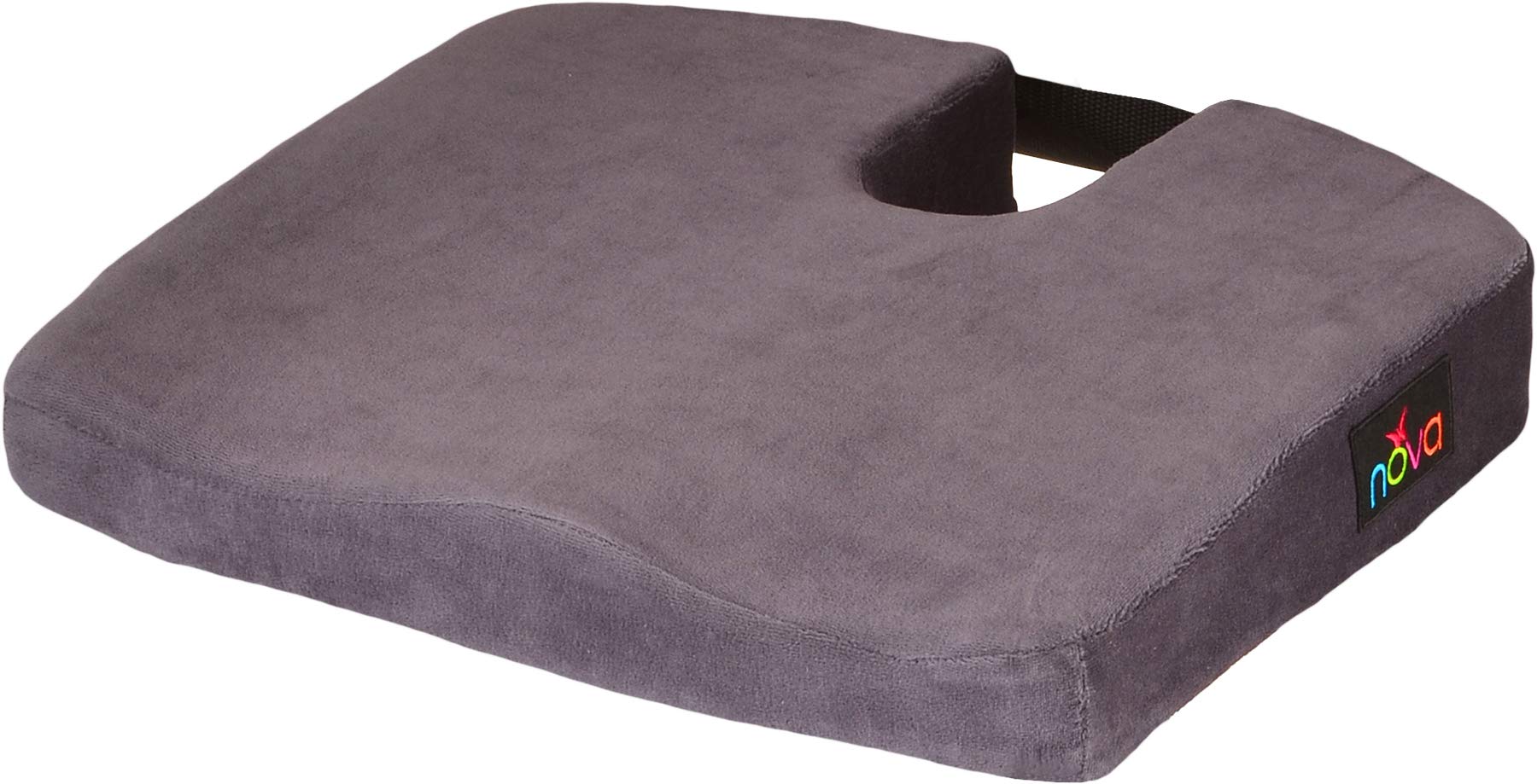 NOVA Medical Products Comfort Seat Cushion, Memory Foam Coccyx Cushion