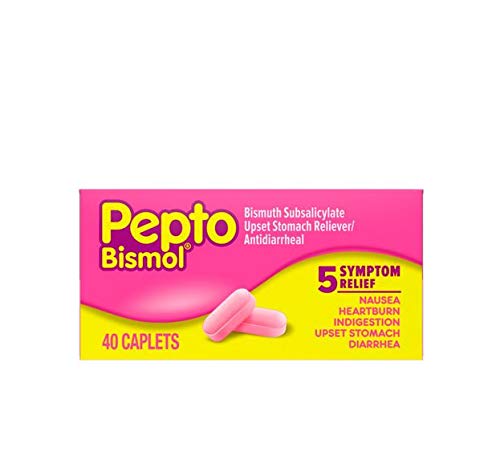 Pepto-Bismol Caplets, 40 Count (Pack of 1)