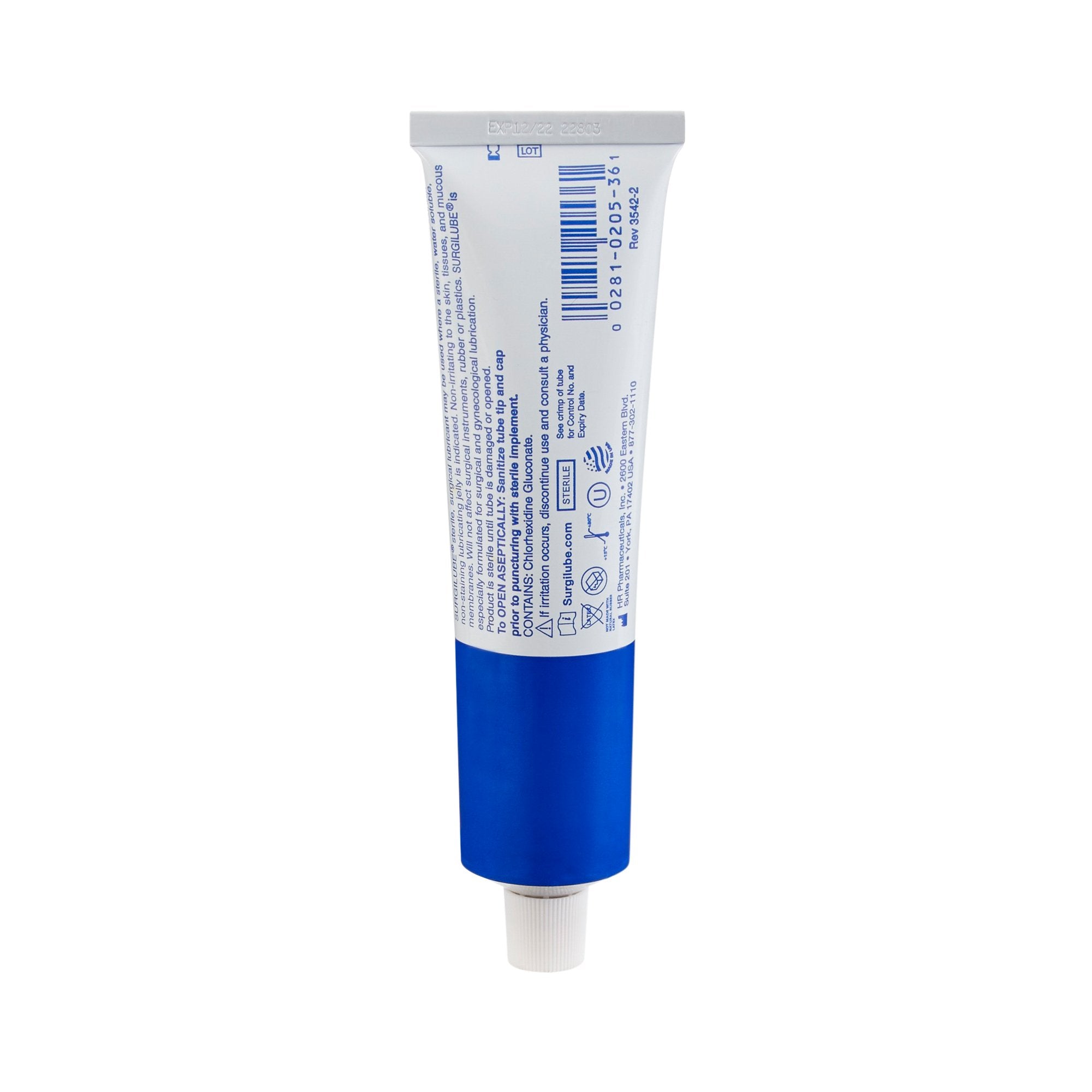Lubricating Jelly - Carbomer free Surgilube 4.25 oz. Tube Sterile