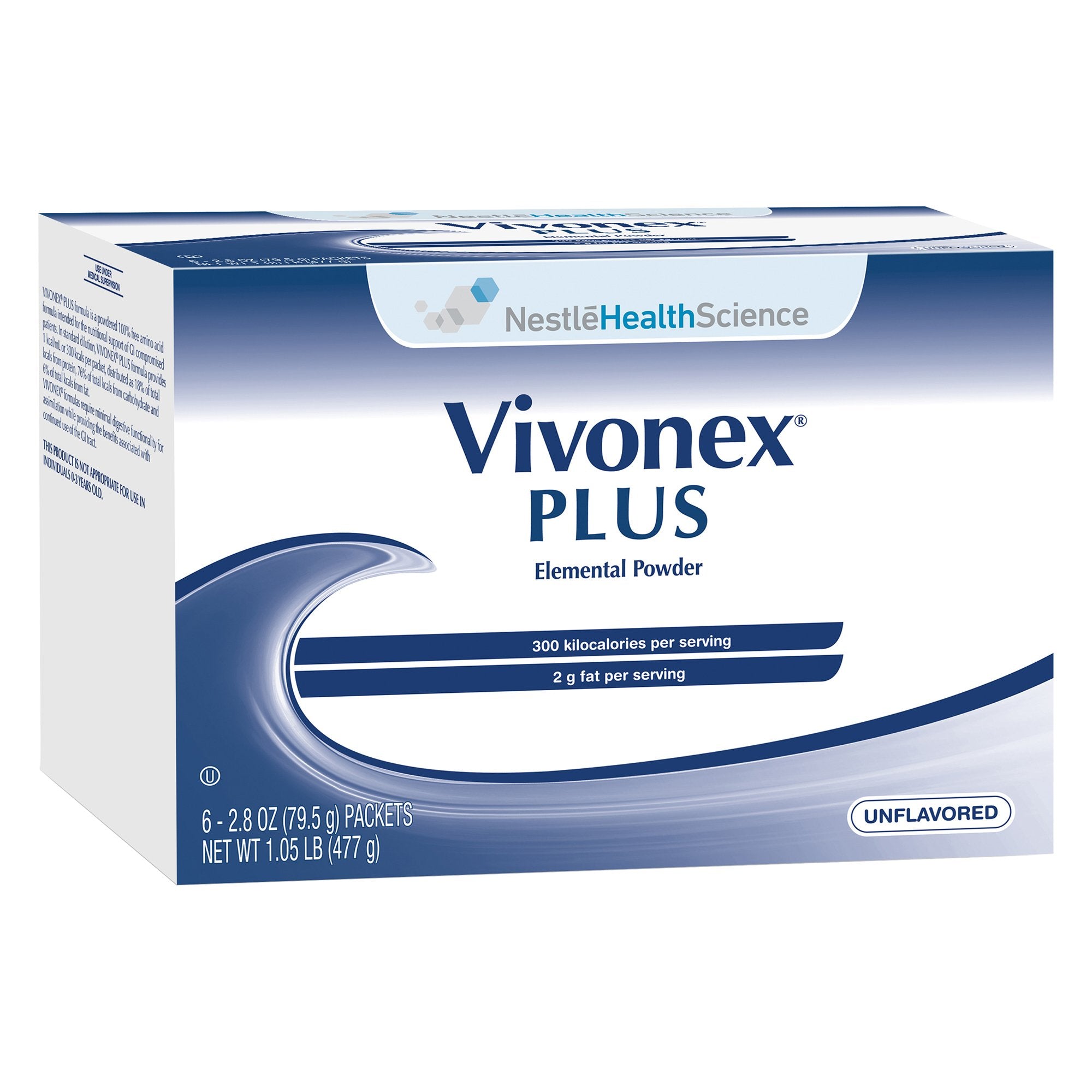 Oral Supplement Vivonex Plus Unflavored Powder 2.8 oz. Individual Packet