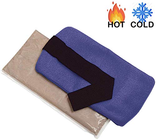 Thermipaq ICY Cold Pain Relief Wrap - Large 8x14 Thermal Clay Knee Ice Pack Wrap for Knee Pain Relief - Long Lasting - Adjustable Strap for Shoulders, Neck Pain Relief, Back Pain Relief, & Elbow