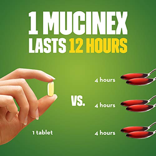 Mucinex DM 12-Hour Expectorant and Cough Suppressant Tablets, 20 Count