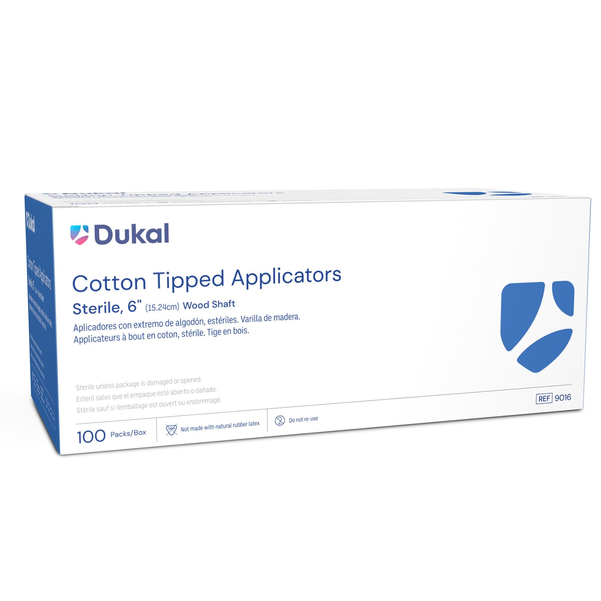 Swabstick Dukal Cotton Tip Wood Shaft 6 Inch Sterile 2 per Pack