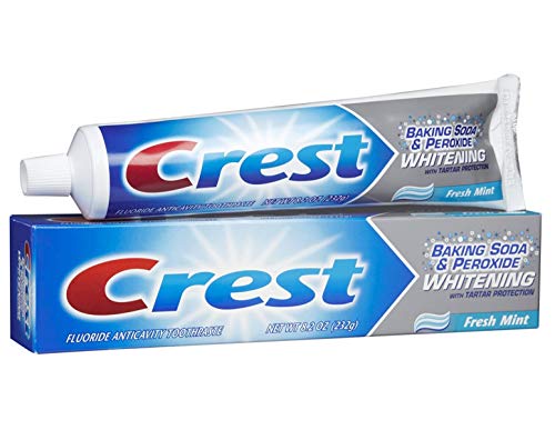 Crest Baking Soda & Peroxide Toothpaste Whitening, Fresh Mint 8.20 oz